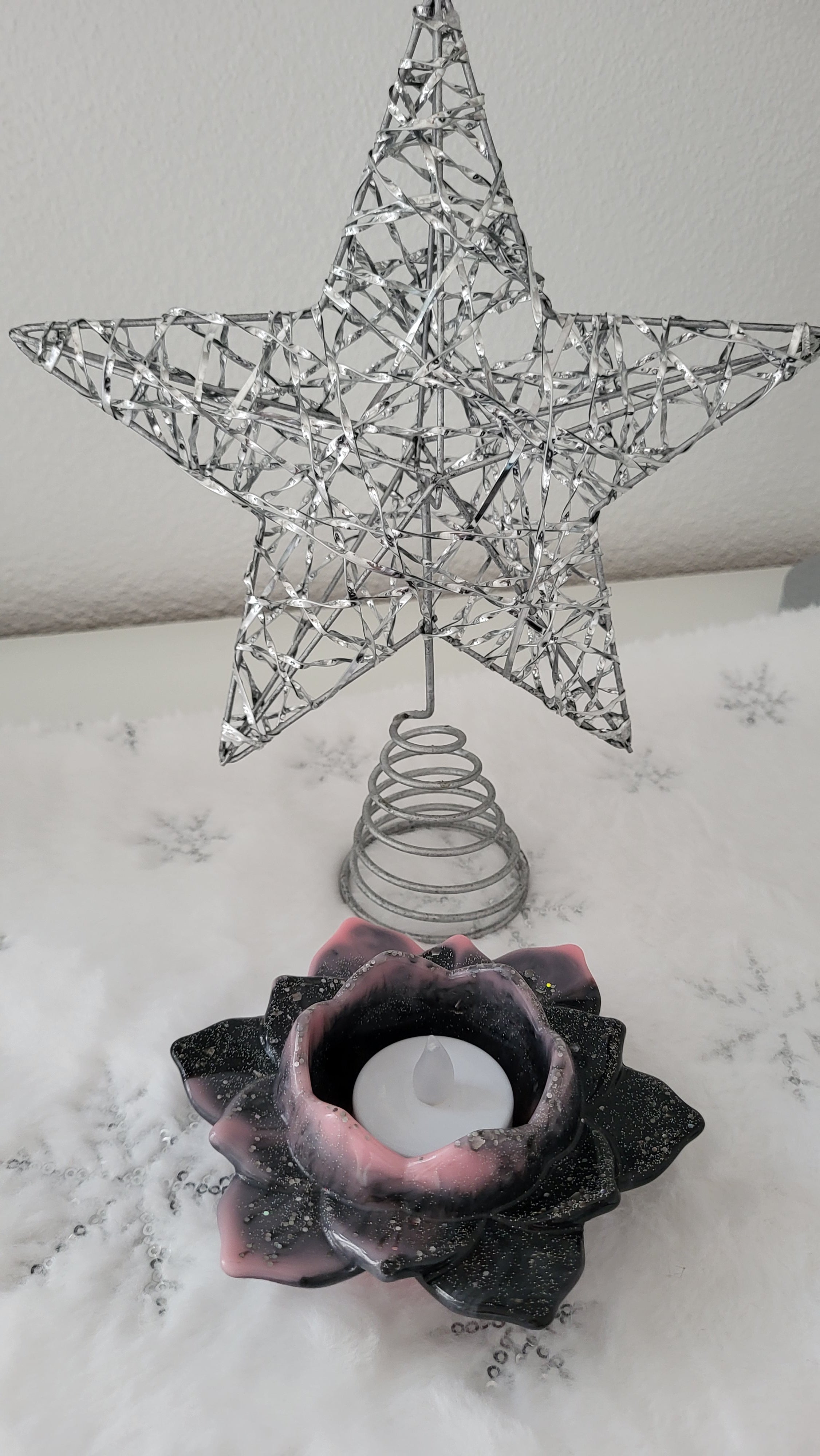 Teelichthalter Blume