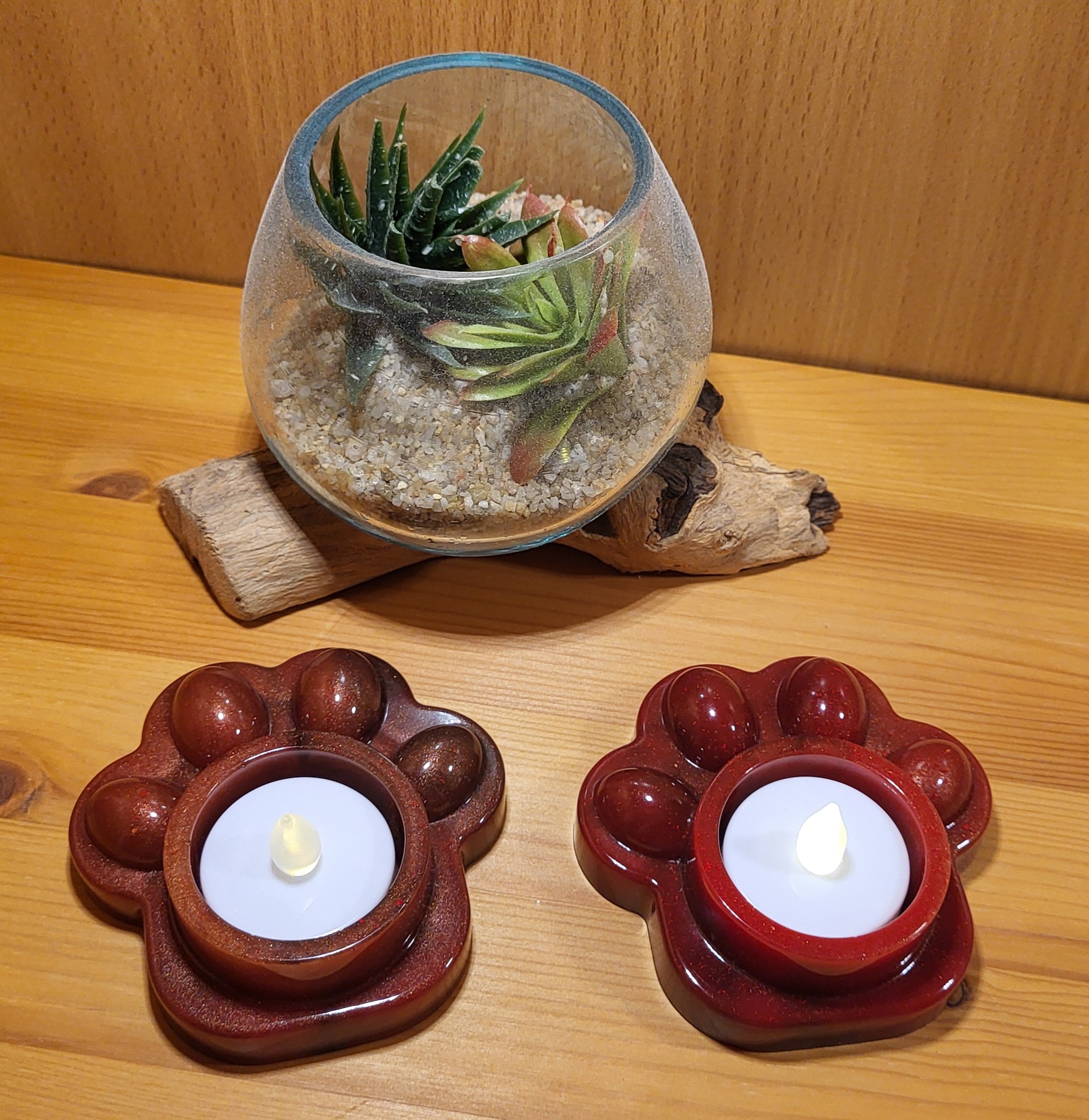 Pfotenteelichthalter