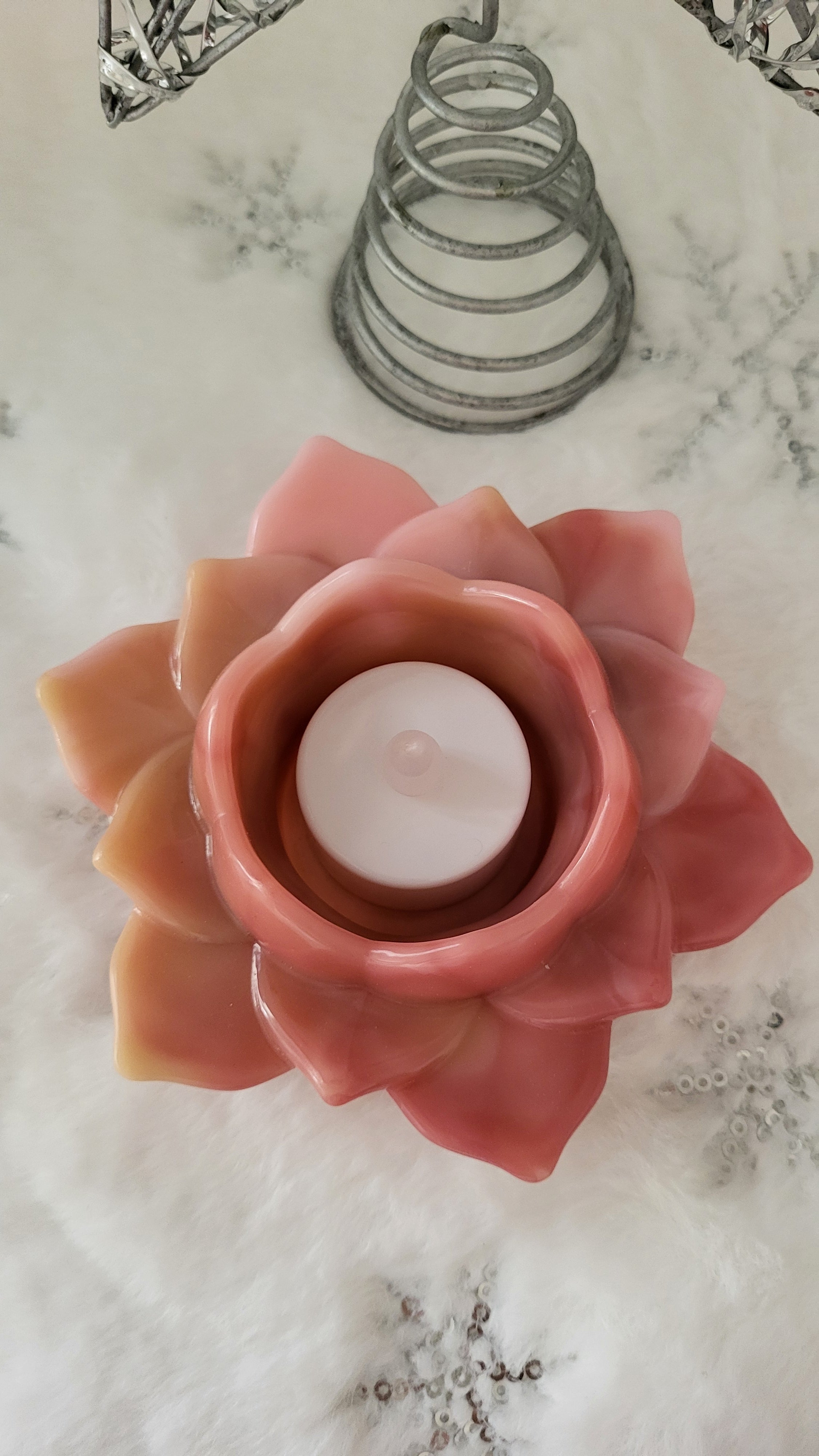 Teelichthalter Blume