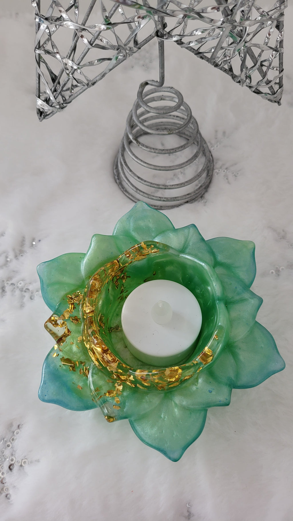 Teelichthalter Blume