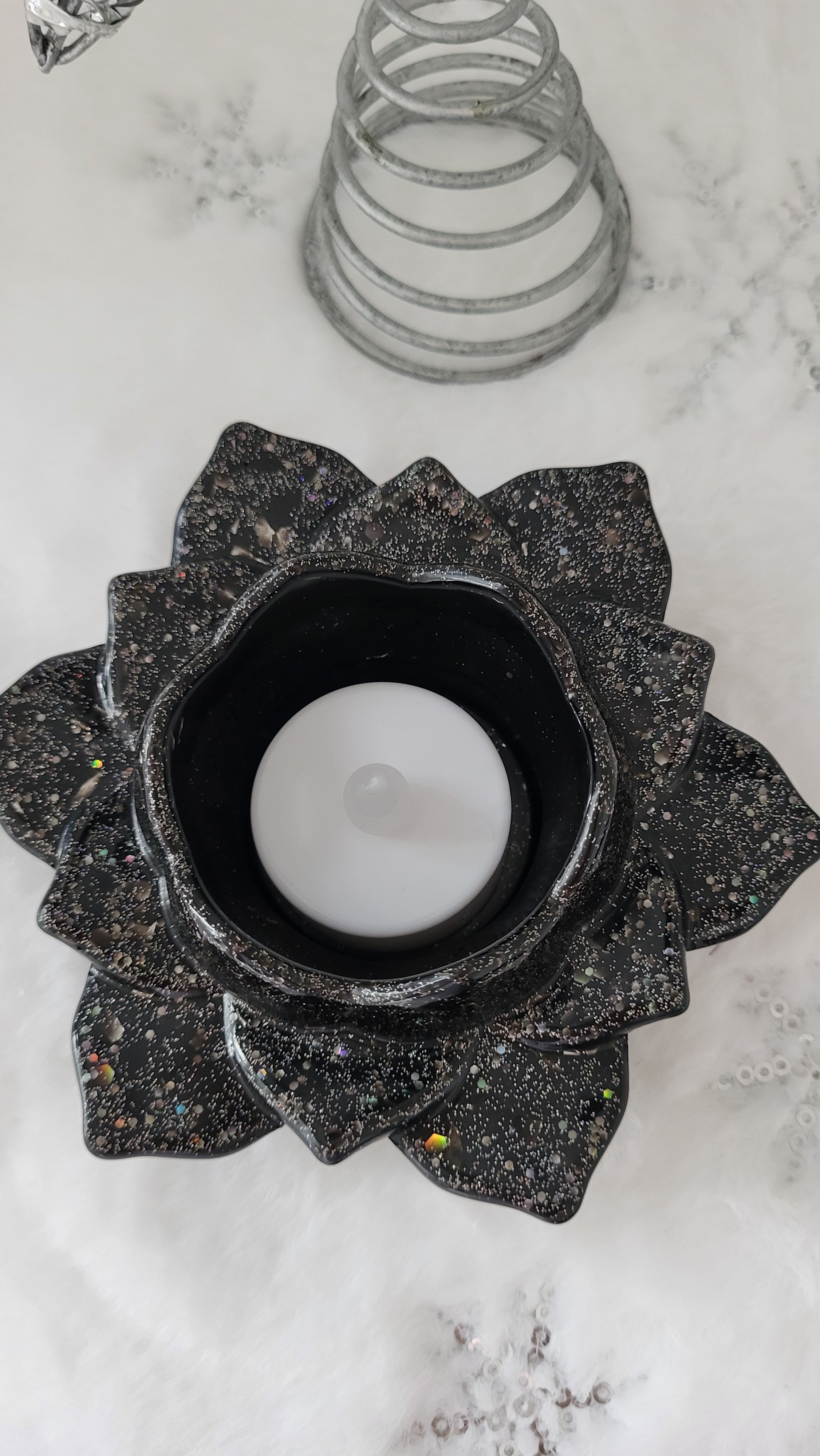 Teelichthalter Blume