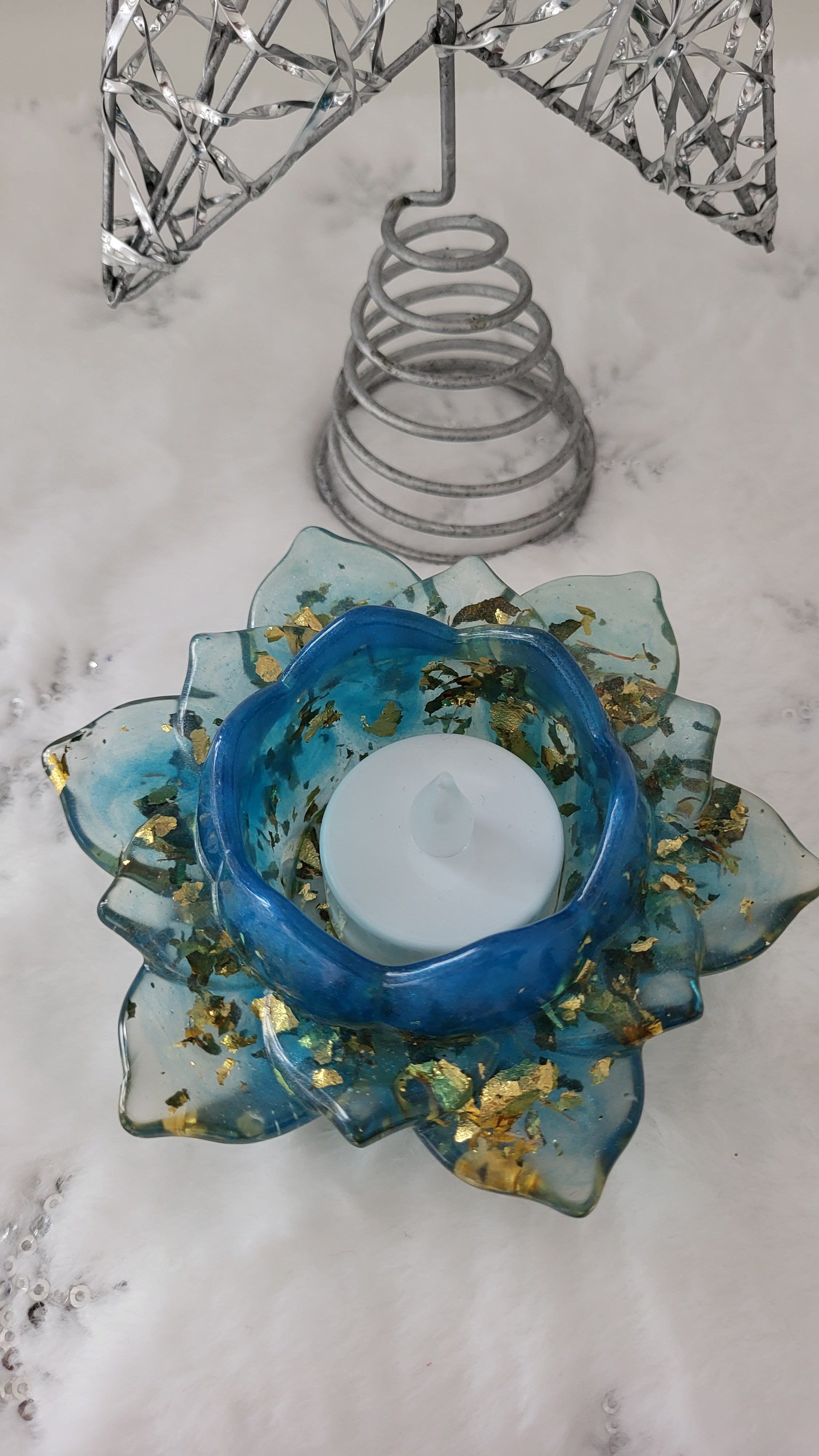 Teelichthalter Blume