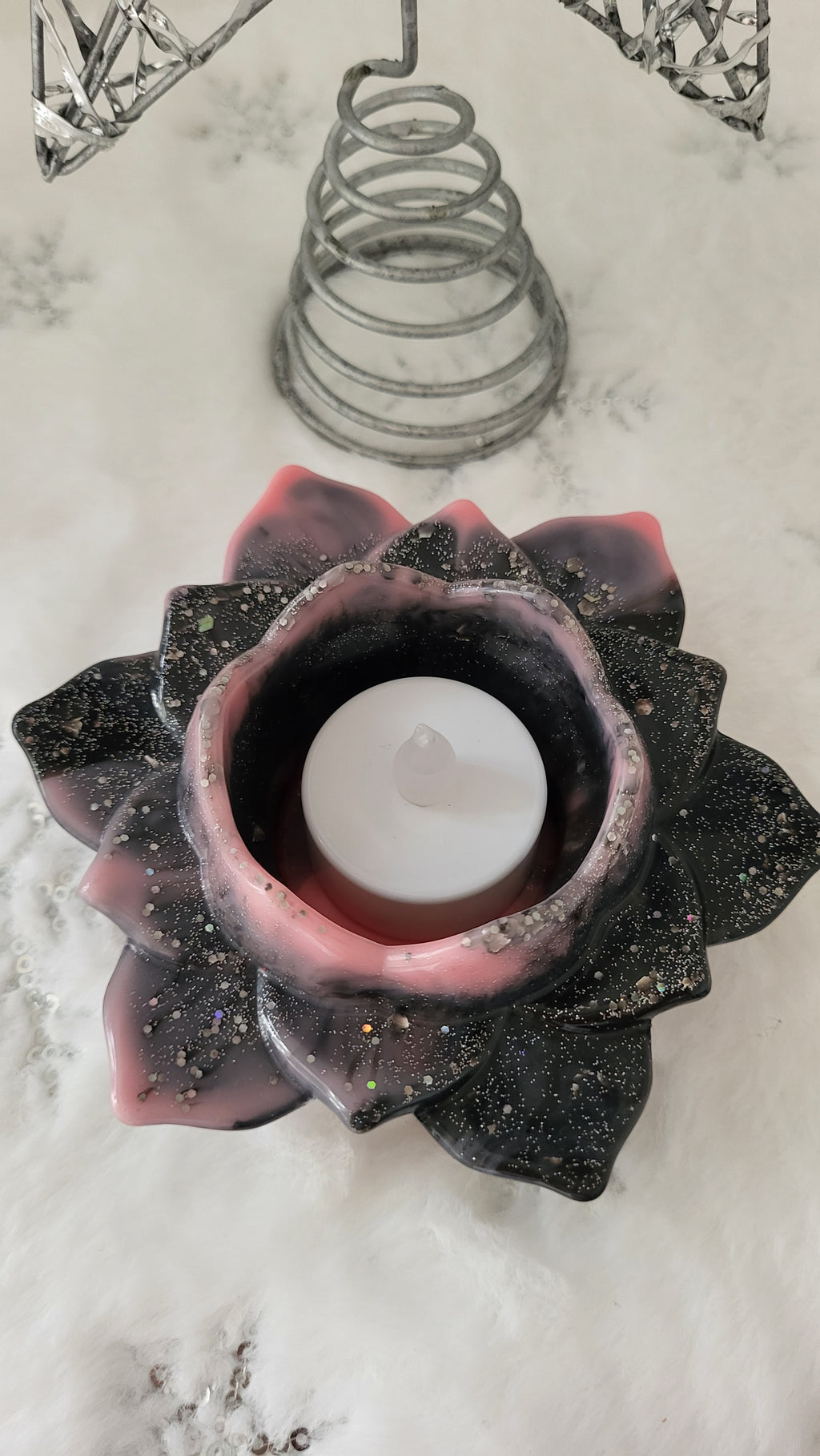 Teelichthalter Blume