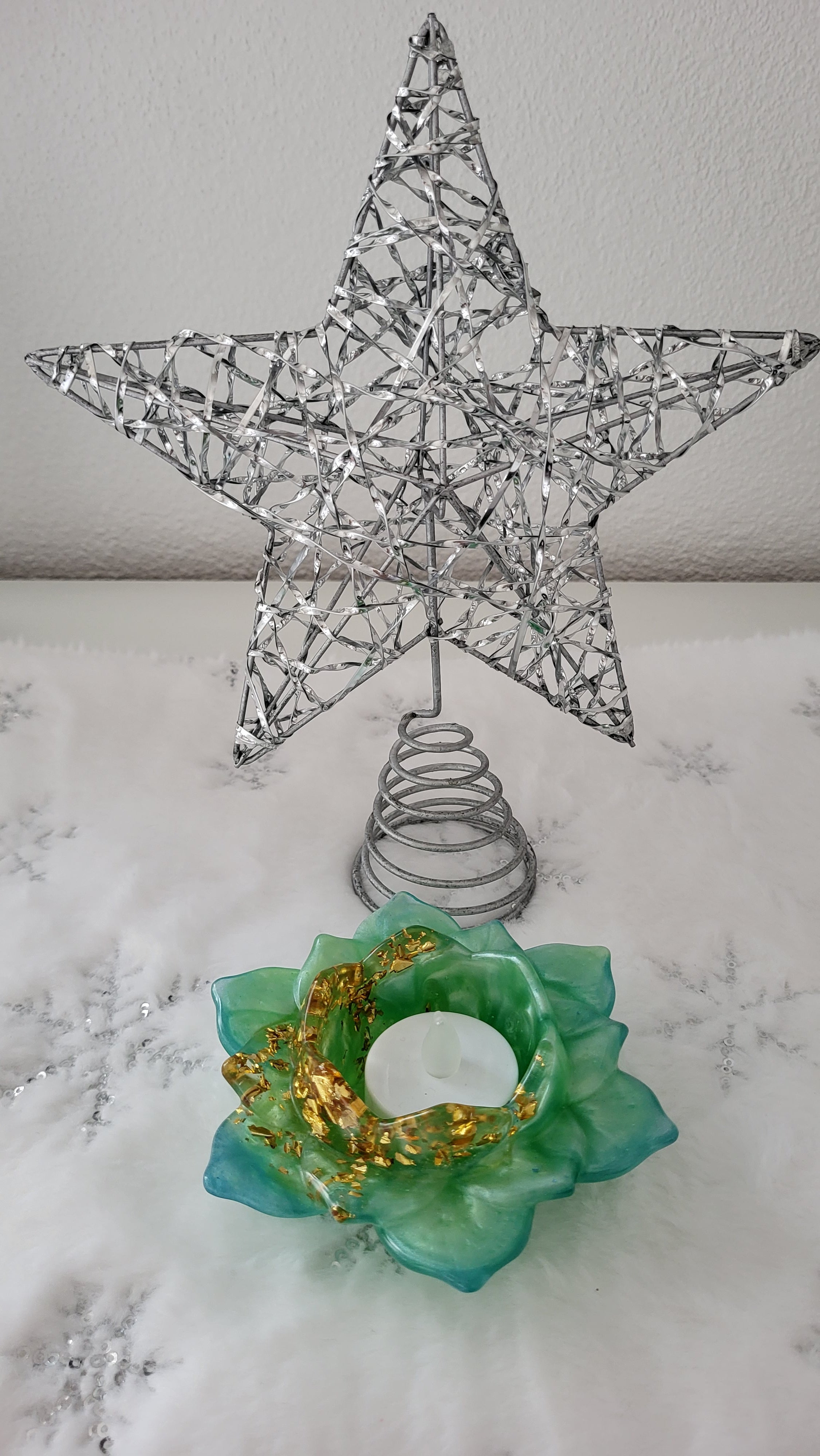 Teelichthalter Blume