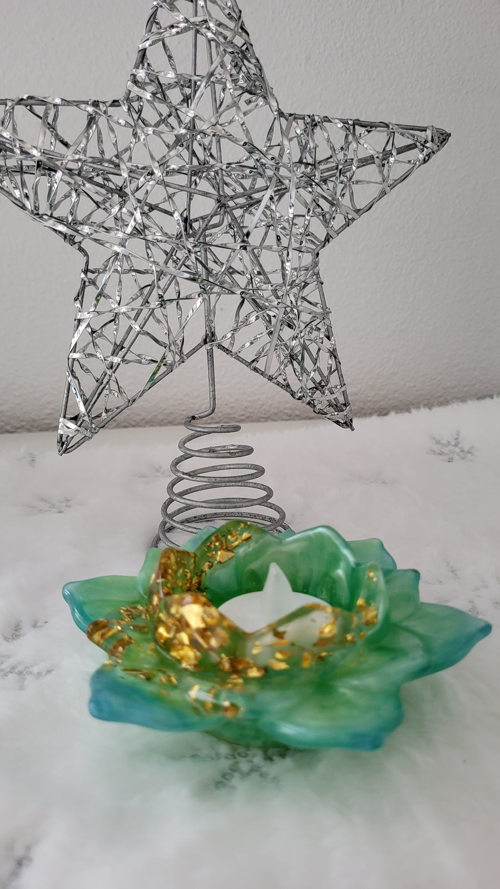 Teelichthalter Blume