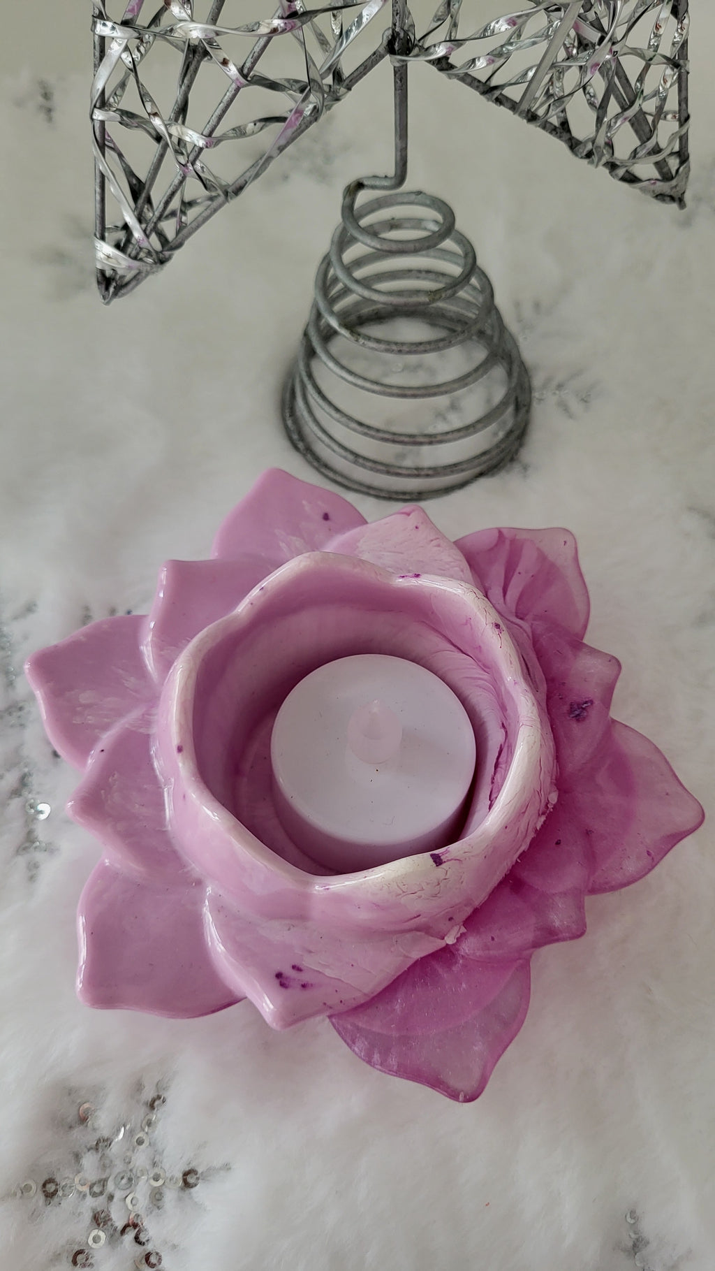 Teelichthalter Blume