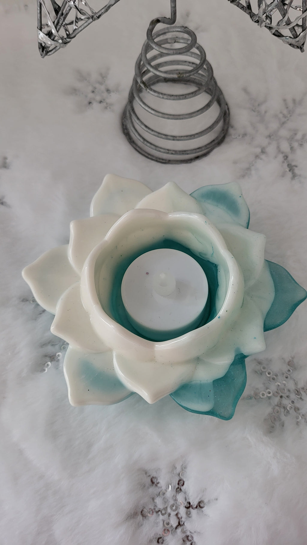 Teelichthalter Blume