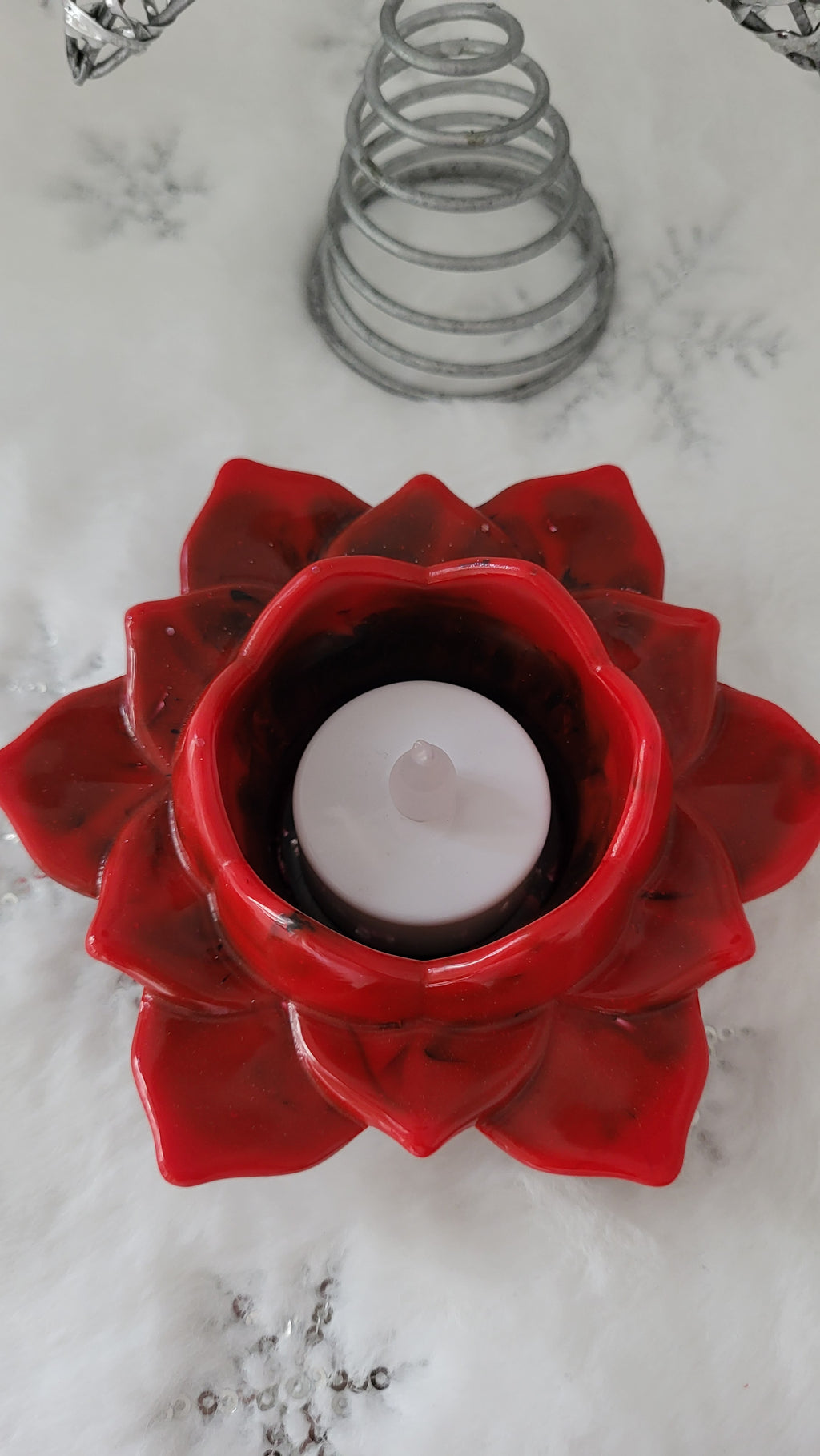 Teelichthalter Blume